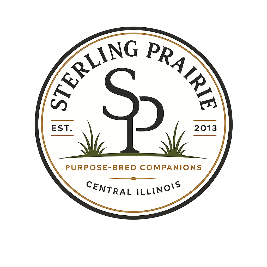 Sterling Prairie — purpose-bred companions, Central Illinois, est. 2013